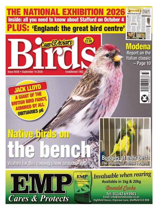 Cover image for Cage & Aviary Birds